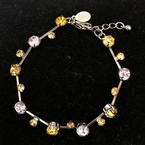 Baked Beads, Vintage Rhinestone Bracelet